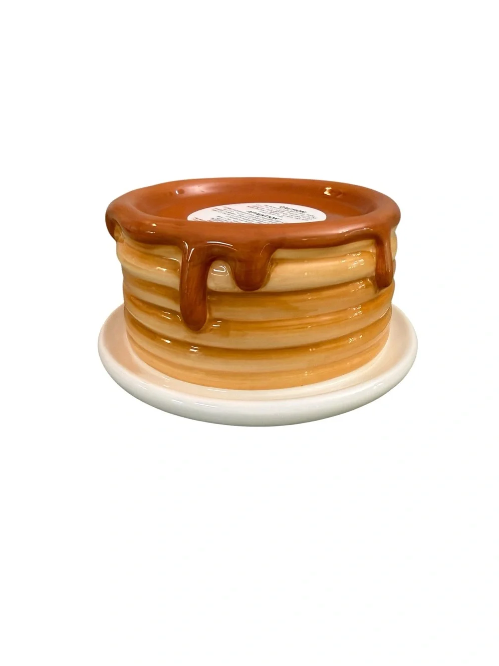 2-Pc Bath & Body Works PANCAKE STACK 3-Wick Candle Holder COZY SUNDAY NIGHT Set